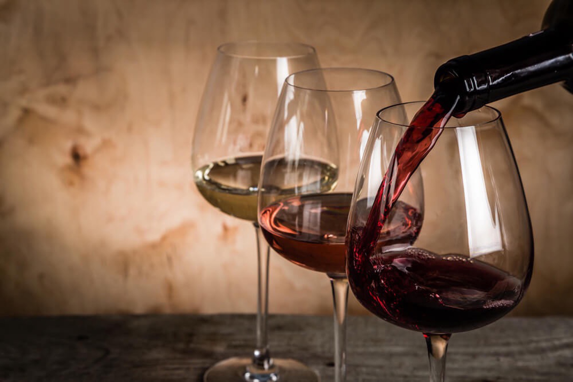 Portuguese wines poured at dinner